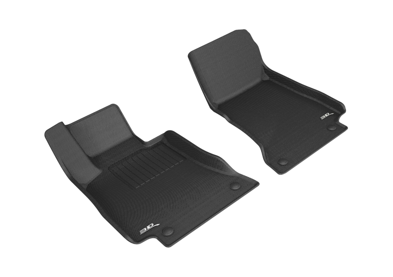 Mercedes-Benz E-Class Floor Mats - Front - 3D MAXpider - KAGU Series, Carbon Fiber Embossed Pattern - Black - `18-`20 Mercedes-Benz E-Class Floor Mats - Front - 3D MAXpider - KAGU Series, Carbon Fiber Embossed Pattern - Black - `18-`20